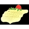 TENNESSEE PIN TN STATE SHAPE PIN